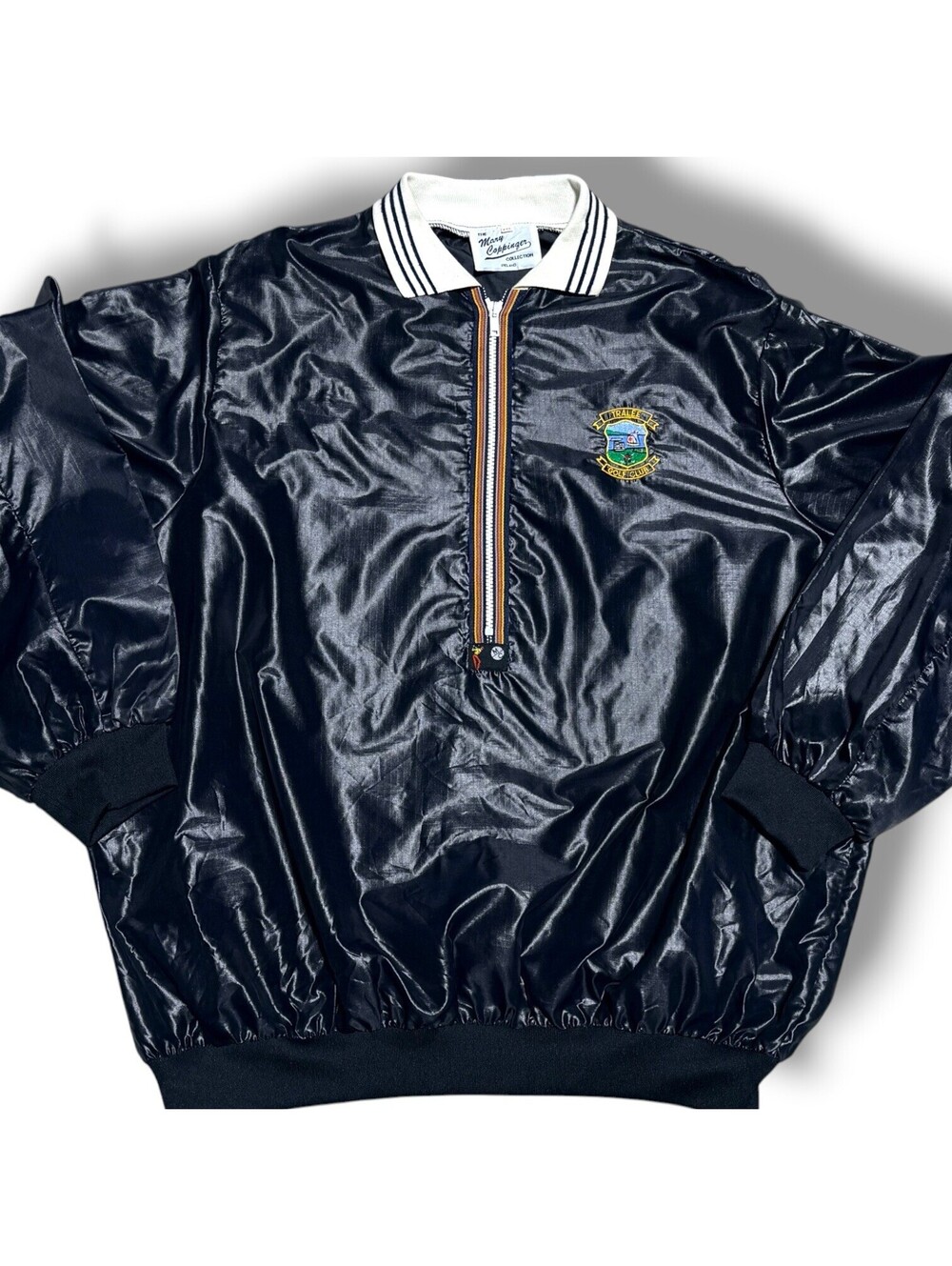 Vintage Tralee Golf Club Ireland 1/4 Zip Jacket Mens 2XL Mary Coppinger